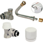 Kit raccordement radiateur avec corps thermostatique - per glissement 16 - somatherm
