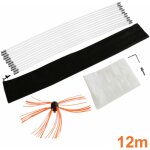 Monster shop - kit de ramonage 12m nylon flexible h�risson de ramonage synth�tique nettoyage po�le entrainemen ...