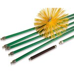 Kit ramonage pro conduit gain hrisson synthtique 6 cannes 8 m  180 mm - kit complet nylon