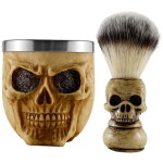 Kit de rasage : blaireau, bol, tasse et savon