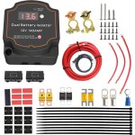 Xiiw - kit de relais sensible a la tension 12 v 140 a kit deisolateur de batterie double pour vtt utv ... Xiiw - kit de relais sensible a la tension 12 v 140 a kit deisolateur de batterie double pour vtt utv ...