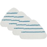 Kit de remplacement pour balai vapeur en microfibre : 4 chiffons lavables universels, accessoires pour ...