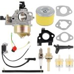 Kit de remplacement de carburateur pour tondeuse  gazon gx340 avec bobine d'allumage pour honda gx390 ...
