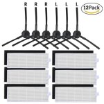 Kit de remplacement package brosses a6 a4 a4s robot aspirateur, 5 filtre haute performance + 5 brosse ...