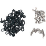Kit de r�paration 50 pi�ces pour fen�tres de serre, attaches type w et z avec crochets suspendus, fixations ...