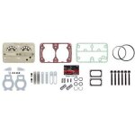 Kit de r�paration compresseur volvo, culasse + joints + lamelles + vis + clapets + fusibles fh fm nh ...