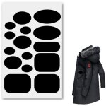 Kit de réparation de doudoune, 15 pièces patchs de réparation pour veste en duvet tissu en nylon, auto ... Kit de réparation de doudoune, 15 pièces patchs de réparation pour veste en duvet tissu en nylon, auto ...
