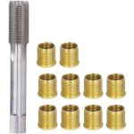 Kkmoon - kit de rparation filetage bougie m14x1. 25 & m16x1. 25 - taraud + insert mtallique pour moteur ...