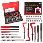 Kit de réparation de filetage m6 m8 m10 88 pcs atelier Kit de réparation de filetage m6 m8 m10 88 pcs atelier