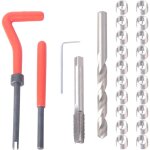 Kit de rparation de filetage m8 x 1, 25 mm outils de rparation de filetage kit d'insertion de fil compatible ...