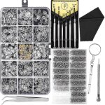 Kit de rparation de lunettes et de lunettes de soleil, avec tournevis pour lunettes