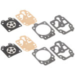 Kit de r�paration de membrane de carburateur (2 pi�ces) avec joint et tampon en papier pour tondeuse ...