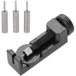 Kit de r�paration de montre professionnel, outil de r�glage de bracelet avec 3 broches suppl�mentaires ...