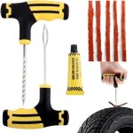 Kit de rparation de pneus portable, avec forets, pour voiture, moto, vtt, tracteur, suv