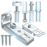 Kit de r�paration pour portes pliantes , pi�ces de rechange pour garde - manger pliant, avec pivots sup�rieurs ...