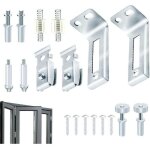 Kit de r�paration de rail de porte coulissante 18 pi�ces kit de quincaillerie de porte coulissante pliante, ...