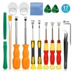 Kit de rparation de tournevis professionnel 17 en 1 pour nintendo switch / joycon, new 3ds et nintendo ...