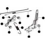 Kit ressort rgulateur moteur tondeuse mc culloch