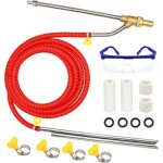 Kit de sablage pour nettoyeur haute pression, accessoire de sablage humide 5000 psi, sablage pour nettoyeur ...