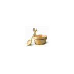 Kit seau et louche en bois pour sauna 4 litres Kit seau et louche en bois pour sauna 4 litres