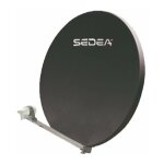 Kit sedea parabole 65 cm easy acier anthracite + lnb Kit sedea parabole 65 cm easy acier anthracite + lnb