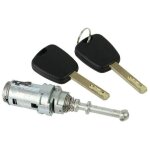 Kit serrure + barillet pour porte avant gauche citroen c2 c3 c3 pluriel + 2 cl�s -