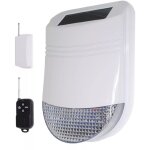 Kit sirne solaire universelle ip66 sans - fil avec metteur et tlcommande (hy)