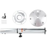 Kit de socle de table 22  28 pouces, pieds de bureau rglables en hauteur avec base de montage en surface ...