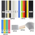 Kit de soudage plastique (112 pi�ces) - comprend des baguettes de soudage, une �ponge et un treillis ...