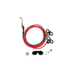 Kit soudeur koro oxyac�tyl�nique ( chalumeau + tuyau 5m + arf + d�tendeur + lunette + etoile 6 becs) ...