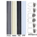 Ce kit de soudure plastique contient 40 baguettes de soudure et 600 clous de soudure, adapt�s aux r�parations ...