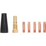 Rhg kit de soudure sans gaz pour pistolet mig 7 pi�ces, accessoires d'�quipement de consommables de torche ...