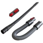 Kit suceur plat flexible + adaptateur + tuyau pour aspirateur v8 / v10 / v7 / v11 pour connexion et e ...
