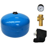 Kit surpresseur eau sphérique 24l - 1 avec pressostat et manomètre Kit surpresseur eau sphérique 24l - 1 avec pressostat et manomètre