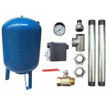 Aquasystem - kit surpresseur eau vertical 300l - 1' avec pressostat et manomètre Aquasystem - kit surpresseur eau vertical 300l - 1' avec pressostat et manomètre