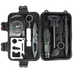 Kit de survie d'urgence, multifunctional survival kit de survie et de secours en plein air multi - outils ...