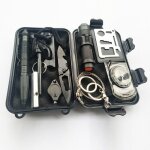 Kit de survie d'urgence, multifunctional survival kit de survie et de secours en plein air multi - outils ...