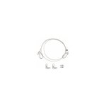 Kit de suspension s�curit� x4 pour pav� led - 472990 - ledvance