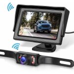 Kit de systme de camra de recul pourvoiture / camion / fourgonnette / camionnette / rv 4. 3? moniteur ...