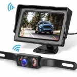 Kit de syst�me de cam�ra de recul sans fil pour voiture / camion / fourgonnette / camionnette / rv 4. ...