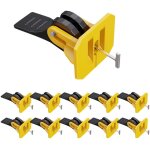 Kit de syst�me de nivellement de carrelage - 50 pi�ces - r�utilisables - r�glables - pour carreaux de ...