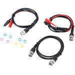 Kit de test de c�ble coaxial p1260 avec pinces crocodiles bnc � bnc.