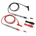 Kit de test multim�tre num�rique 1000 v 20 a avec sonde �lectronique, pinces crocodiles et fiche banane ...