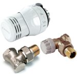 Kit thermostatique senso �querre 1 / 2' - inclus t�te thermostatique senso m28 + corps thermostatique ...