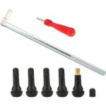 Kit de tire - valve - - 1pcs tire - valve + 5pcs valves tubeless - durable - universel - entretien pneu ...