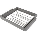 Kit tiroir à chaussures et rack ajustable quartz pour armoires, glissières extension totale et à fermeture ... Kit tiroir à chaussures et rack ajustable quartz pour armoires, glissières extension totale et à fermeture ...