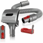 Kit de toilettage pour animaux de compagnie, compatible avec dyson v11 v10 v8 v7 - brosse + tuyau flexible ...