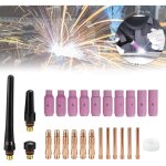 Kit torche 26pcs tig accessoire soudage pour poste a souder buse tig wp 17 / 18 / 26 tig torche soudage, ...