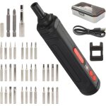 Kit de tournevis �lectrique sans fil avec capteur de circuit, tournevis d'alimentation rechargeable avec ...