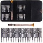 Kit tournevis de pr�cision magn�tique 25 en 1 outils de r�paration pour portable, laptop, montre, jouets, ...